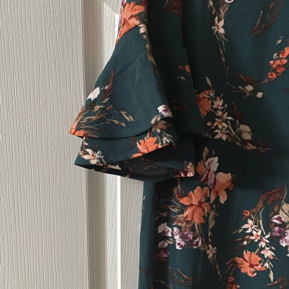 Ces Femme Dark Teal Floral Dress - Picture 6 of 6